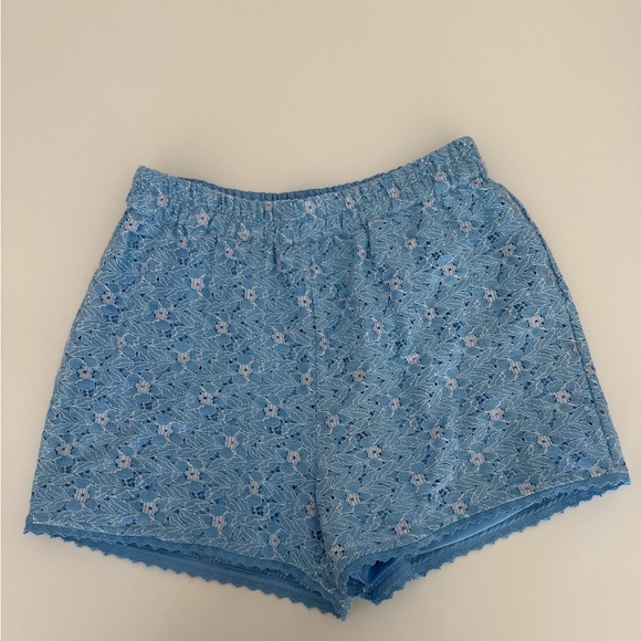 NWT Vero Moda Blue Lace Shorts - Picture 2 of 7